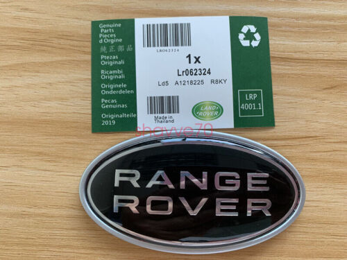 Range Rover Sport Supercharged Tailgate / Grille Emblem 3D Oval Logo Badges - Picture 1 of 6