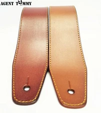 Genuine leather Guitar strap 2.5” wide.