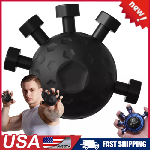 Finger Grip Strengthener Hand Exerciser Stress Relief Ball Wrist Trainer Tool