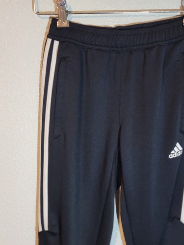 adidas active wear pants girls youth size medium climacool tapered ankle zip - Picture 2 of 11