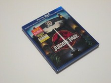 Jurassic Park Blu-ray 3D+ Blu-Ray + DVD with Slipcover