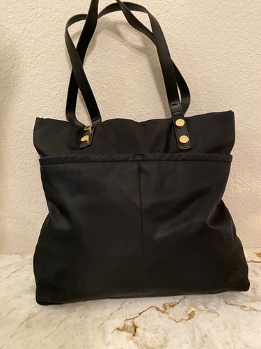 Calvin Klein Nylon Black Tote Everyday Essential Travel / Office / Large Bag - Picture 2 of 18