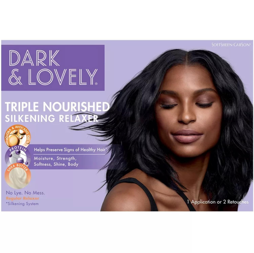 Triple Nourished Silkening No-Lye Relaxer with Shea Butter, Regular Size