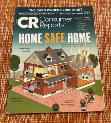 #ad Consumer Reports Magazine March 2022 Issue Home Safe Home $6.00