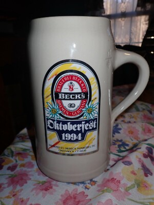 becks beer mug