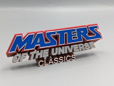 Masters of the Universe Classics - 3D gedrucktes Comic/TV Logo