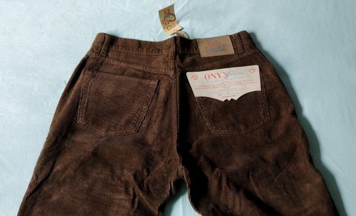 Onyx Jeans - pantalone Velluto donna Marrone 100% Cotone - Taglia 33 - Foto 5 di 6