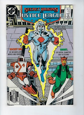 SECRET ORIGINS # 34 (JUSTICE LEAGUE INTERNATIONAL Teil 2 von 3, 1988) Neuwertig