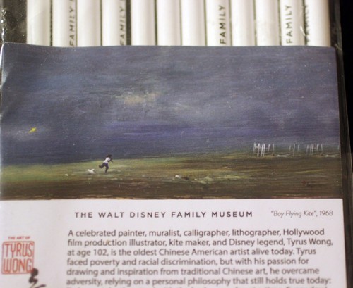TYRUS WONG Pencils Walt Disney Family Museum 2013 Bambi Artist Illustrator - Picture 2 of 10