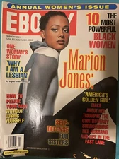 Ebony Magazine Mar 2001, Marion Jones/Annual Women’s Issue