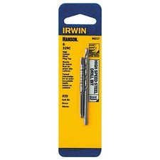 IRWIN Drill And Tap Set, 8 - 32 NC Tap and No. 29 Drill Bit 80217