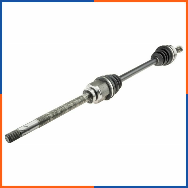 Demi-arbre de transmission droite pour Renault en acier forgé premium 391005573R
