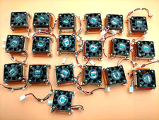 LOT OF 19 Cooler Master CM12V - PC CPU Cooling Fan on Heatsink Block