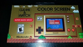 Nintendo Game and Watch: Super Mario Bros Handheld Console - NEW in Box In Hand!