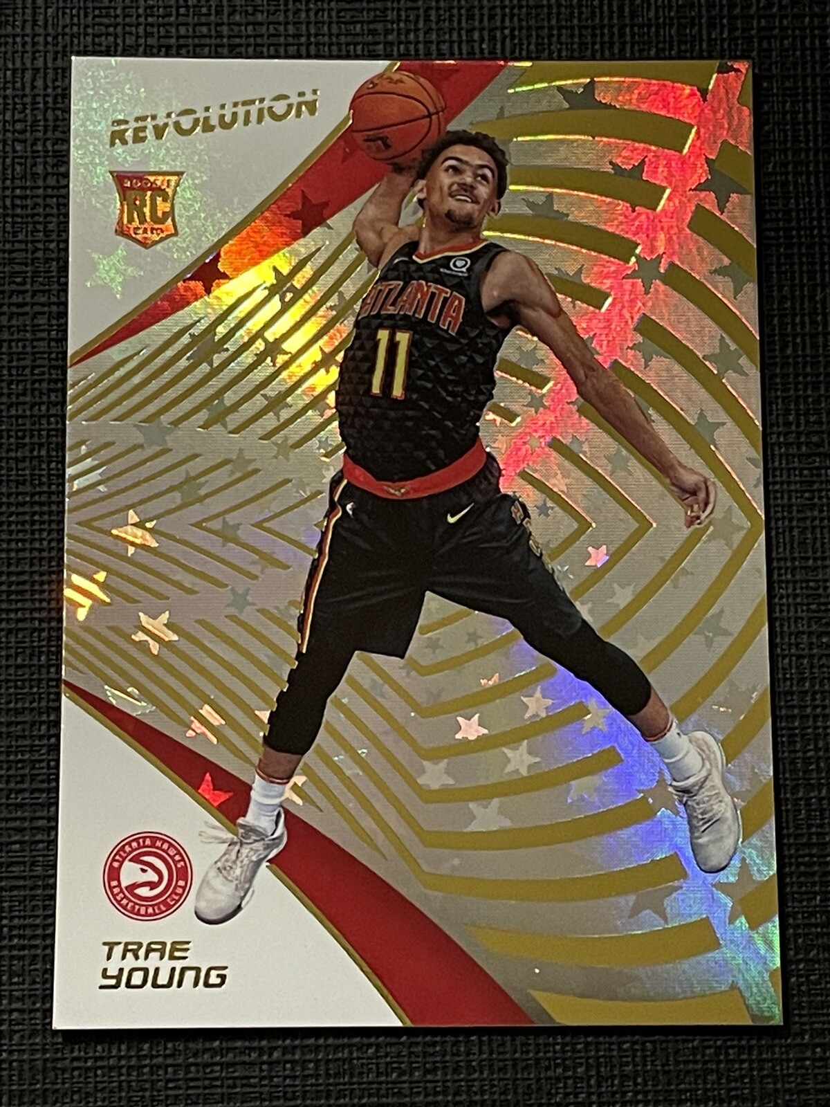 2018-19 Panini Revolution Astro #150 Trae Young Rookie Card RC Atlanta Hawks