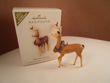 Hallmark Keepsake Peaceful Animals Deer 2007 Christmas Ornament