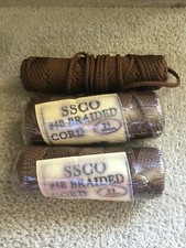Braided Cord for Macrame by SSCO 48 Braided Cord 21 Color Dark Brown 100 yard