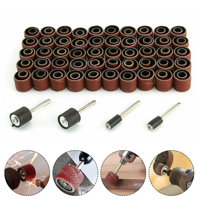 104pcs 4 Drum Sanding Kit For Nail Drill Bits For Dremel Accessories Rotary Tool
