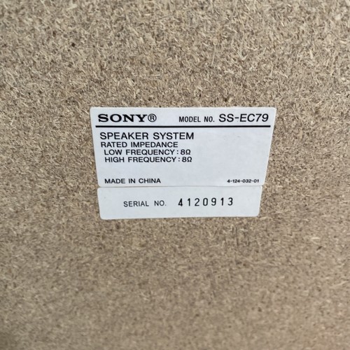 Sony HCD-EC79i CD & IPOD System w/ 2 Speakers SS-EC79 TESTED & WORKING - Picture 17 of 17