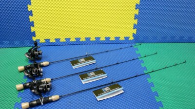 Clam Ice Team Carbon Series 3 +1BB Ice Fishing Combo Spinning CHOOSE YOUR MODEL!
