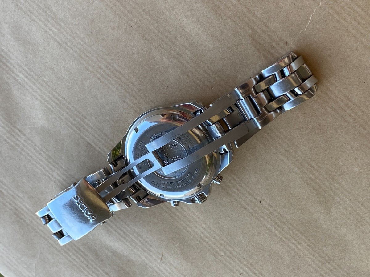 Sector 650 Watch Chronograph Diver 300M Automatic Mens 40mm Swiss 