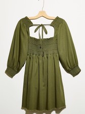 New Free People This is Everything Mini Dress Size XS MSRP: $128 Green