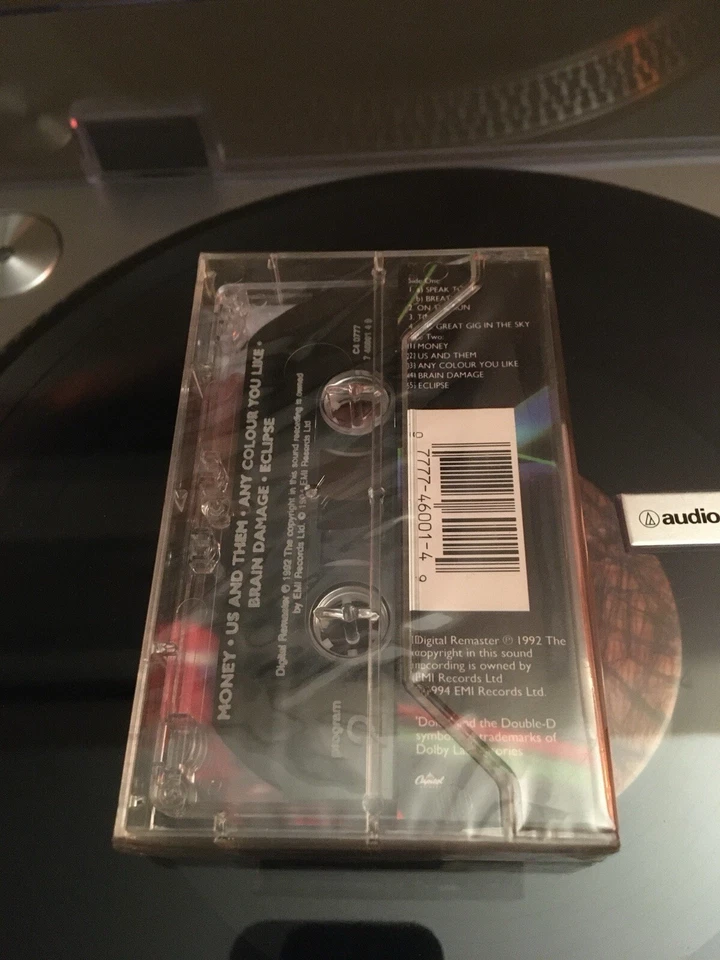 The Dark Side of the Moon by Pink Floyd Cassette 1992 Capitol Remaster With Hype - Image 3 of 4