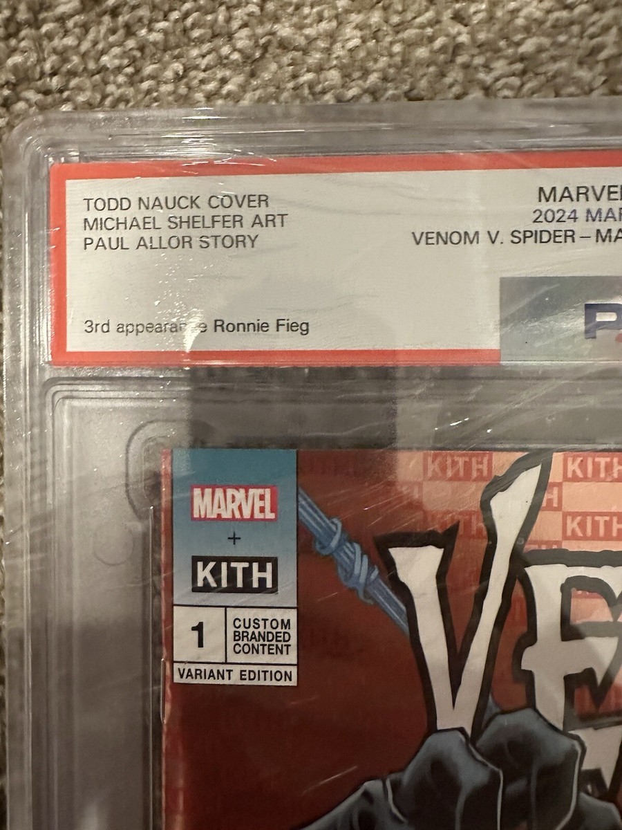 Marvel Kith #3 Venom V. Spider-Man Variant Cover - Red Comic Marvel Kith #3 Venom V. Spider-Man Variant Cover - Red Comic