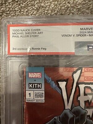 Marvel Kith #3 Venom V. Spider-Man Variant Cover - Red Comic Marvel Kith #3 Venom V. Spider-Man Variant Cover - Red Comic