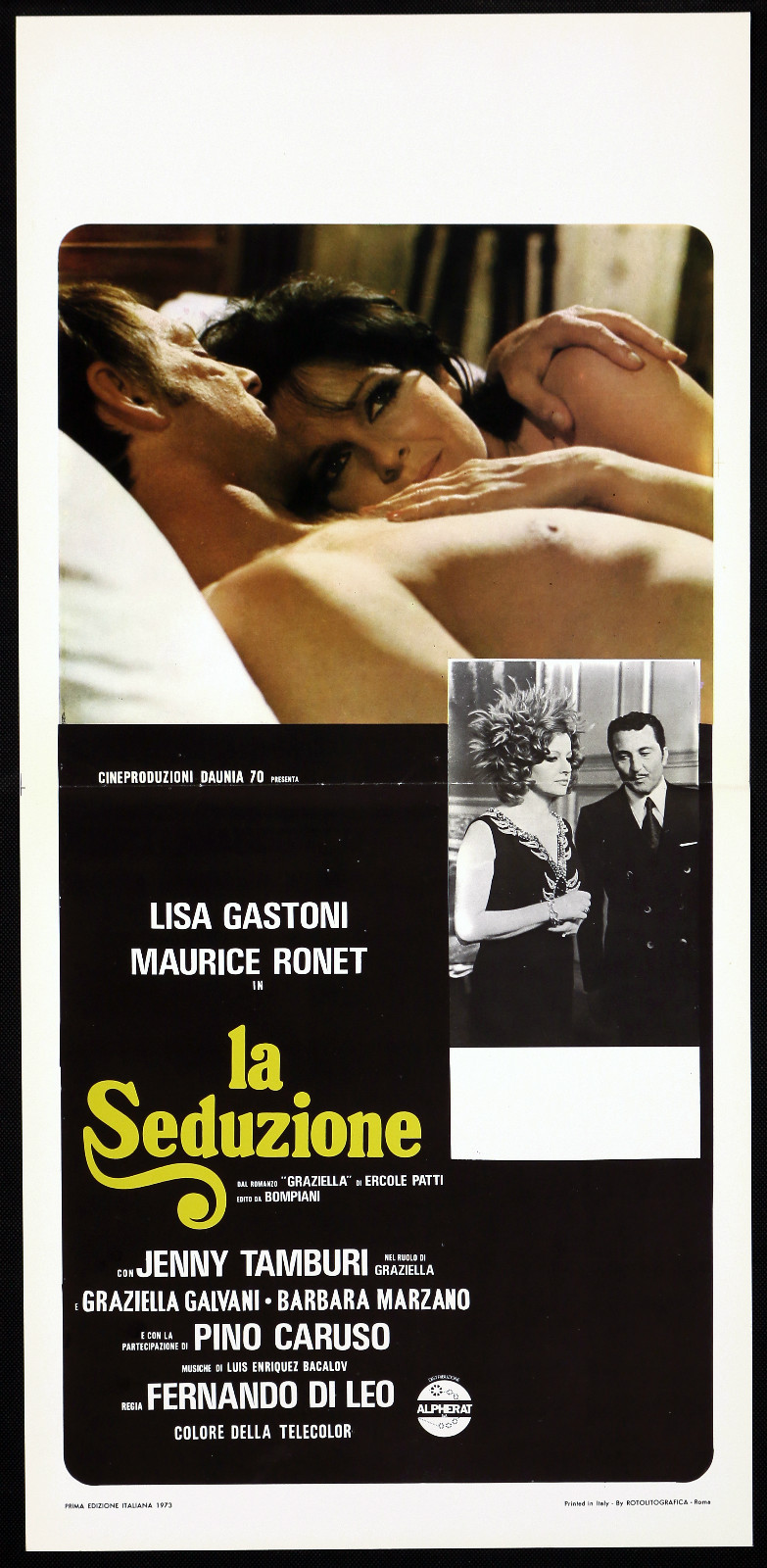 Locandina originale film La seduzione (1974) - Regia di Fernando Di Leo