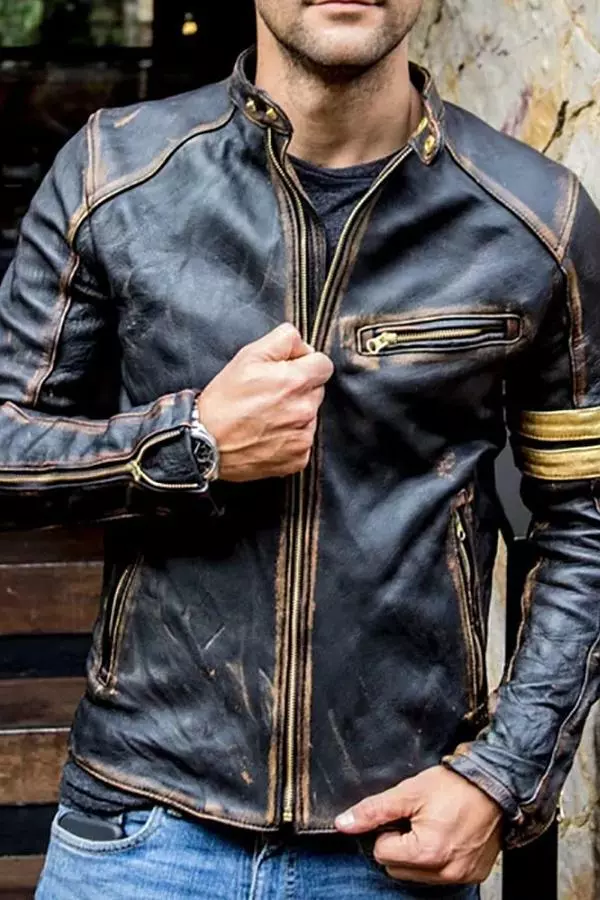 Best retro cheap motorcycle jacket