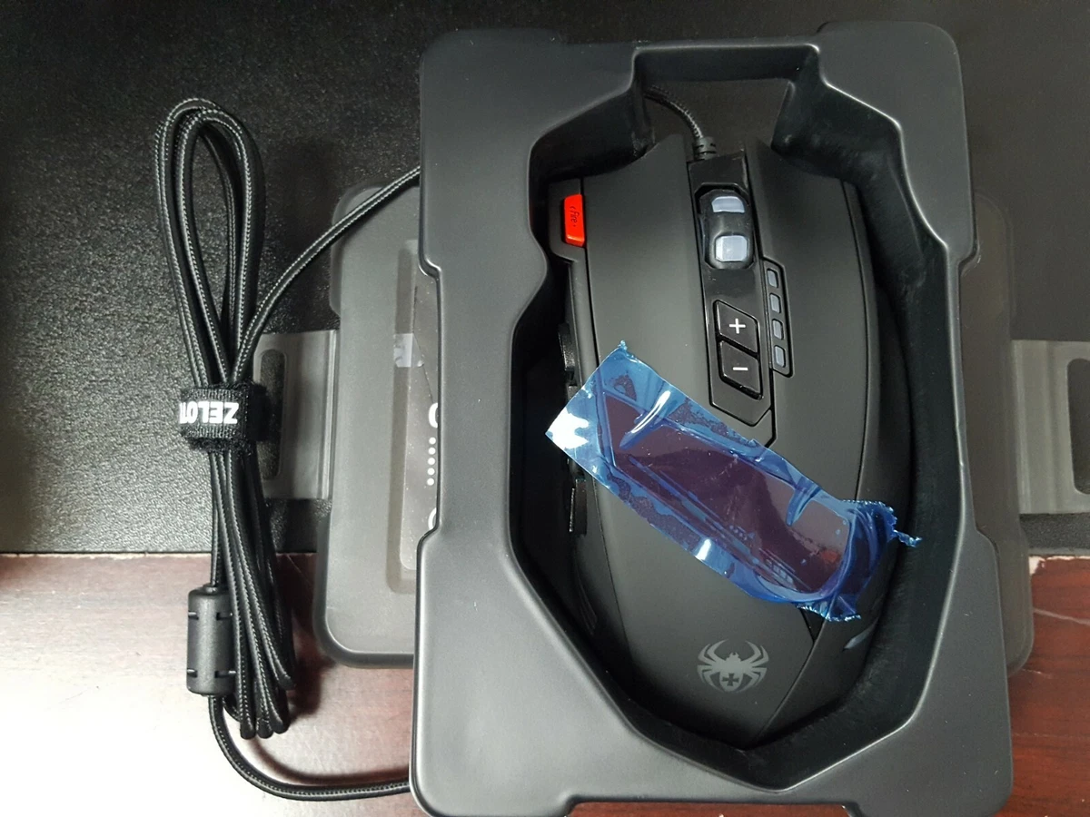 Zelotes C12 Programmable Buttons MMO Gaming Mouse 8 Adjustable
