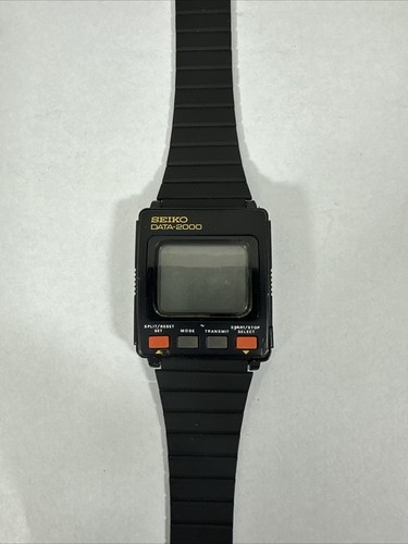 Vintage SEIKO DATA 2000 Watch / Computer Black Aluminum Box Instruction Manual - Picture 11 of 20