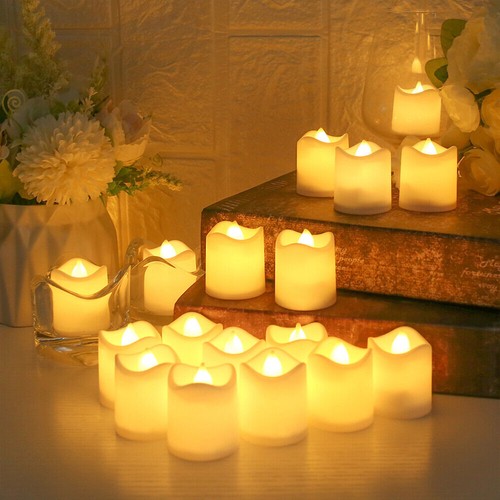 6~24PCS Flameless LED Tea Lights Candle Battery Powered Wedding Party Decor - Picture 7 of 23