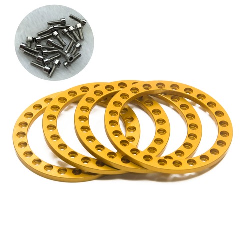Anillo de bloqueo exterior de rueda CNC para llantas de 1,9" llanta 1/10 RC oruga - Imagen 7 de 16