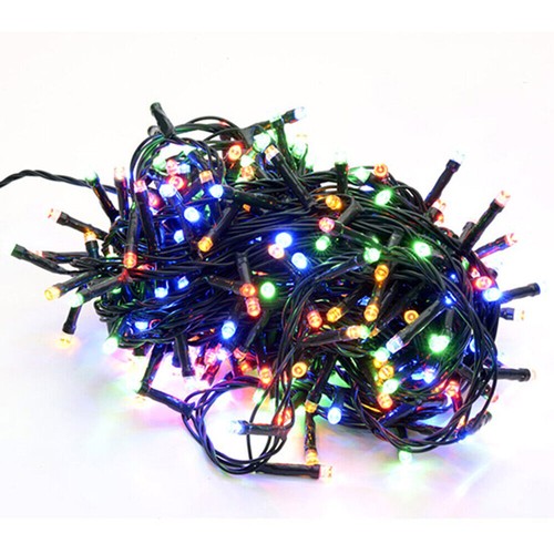 LUCI DI NATALE LED PER INTERNO ESTERNO IP VARI COLORI ADDOBBI NATALIZI ALBERO - Foto 15 di 15