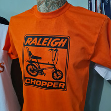 Raleigh Chopper Graphic T Tee Shirt various colours 1970's retro bike