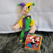 Popeye the Sailorman Plush 7.5" KellyToy 2004 King Features Jester