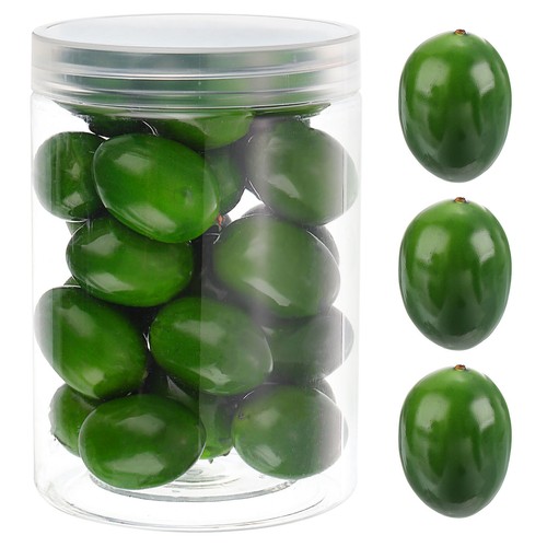 27pcs Artificial Lemon Faux Lemon Fruit Crafts Wedding Home Decor Green - Bild 1 von 6