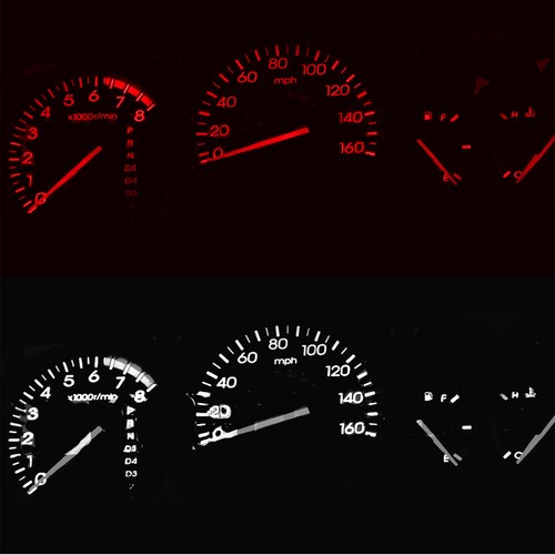 Dash Instrument Cluster Gauge AQUA BLUE LED LIGHT BULBS KIT Fits 01-03 Acura MDX - Picture 4 of 10