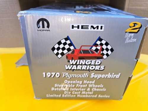 MOPAR HEMI 426 WINGED WARRIOR 1970 PLYMOUTH SUPERBIRD #2NORM NELSON RC2 CHRYSLER - Picture 2 of 5