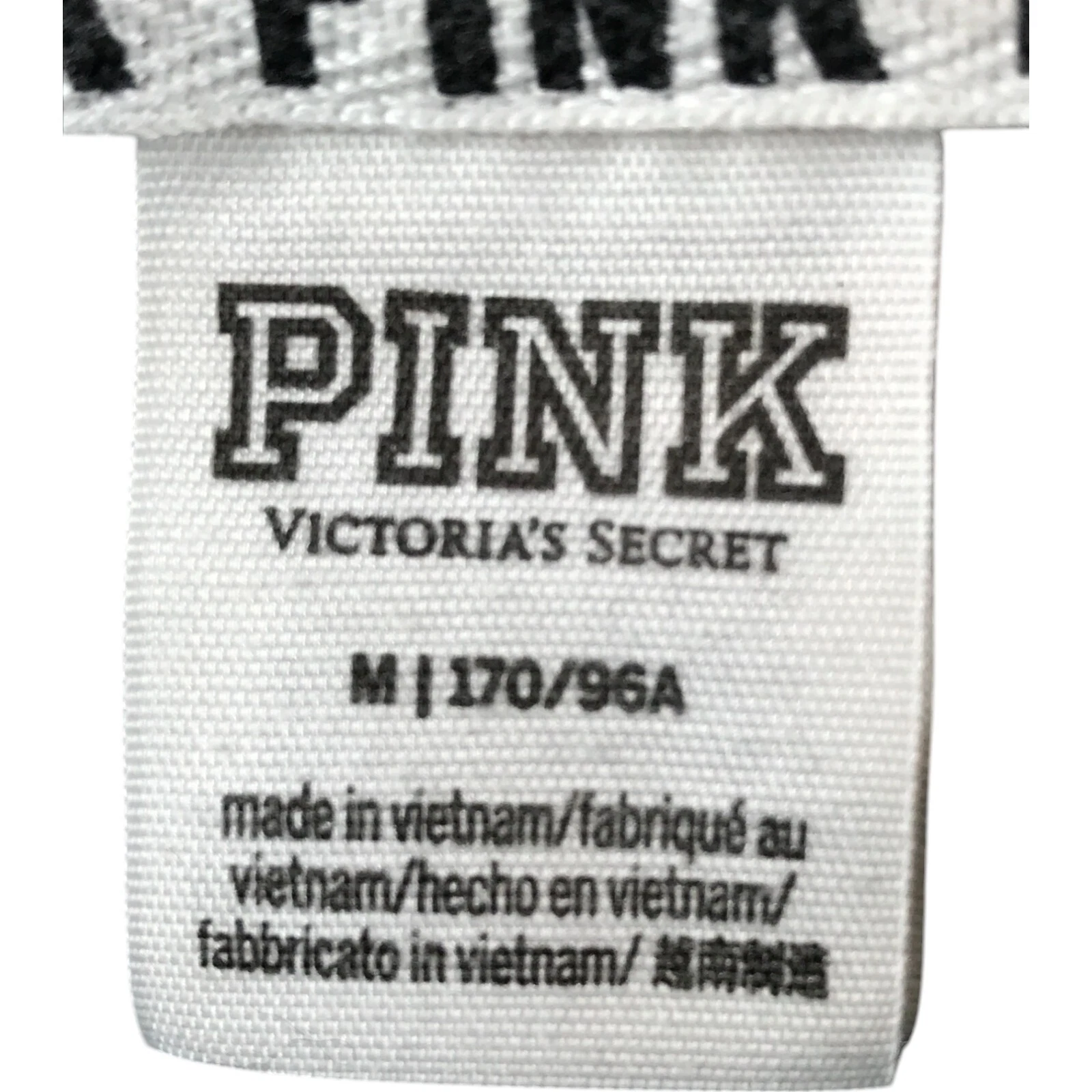 UNDERCOVER Felpa con cappuccio Victoria's Secret ROSA donna M grigia scollo a V orlo spacco pullover