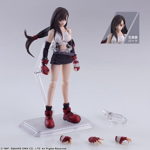 Tifa Lockhart Final Fantasy ⅤⅡ 7 Bring Arts Statua action figure Square Enix NEW - Foto 7 di 9