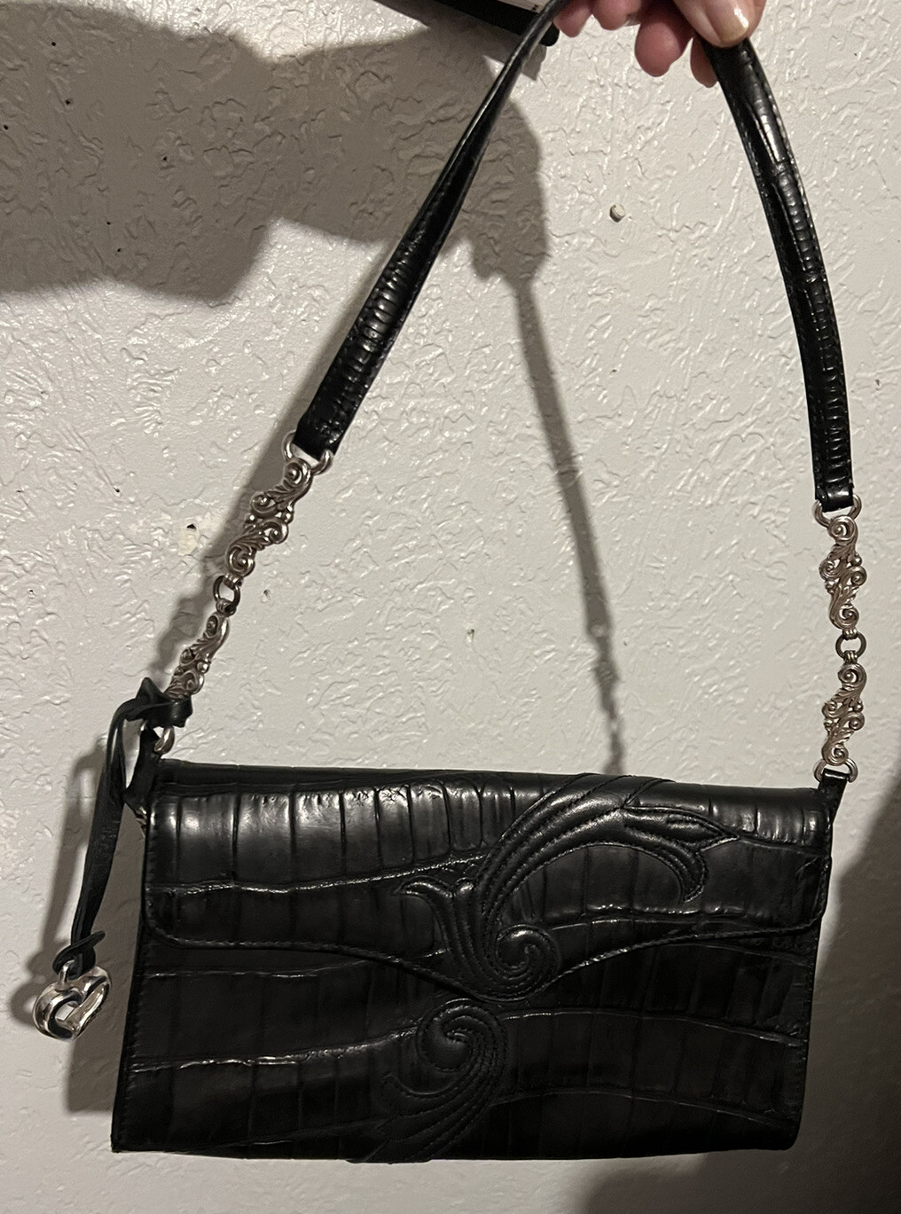 PONY Borsa a mano robusta BRIGHTON SIREN in pelle accentata 3D cerniera NON COPIARE!