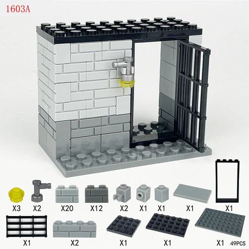 MOC PDF Paper Instructions Military Sentry Post Base Tower Mini Army Figures Set - Picture 6 of 13