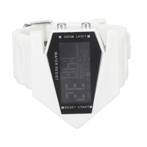 Sports Electronic Watch Date Display Alarm Function Airplane Style Waterproo GOF - Picture 10 of 18