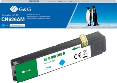 Hochwertige kompatible Patrone für HP 971XL CYAN Tinte für HP OfficeJet - 110ml