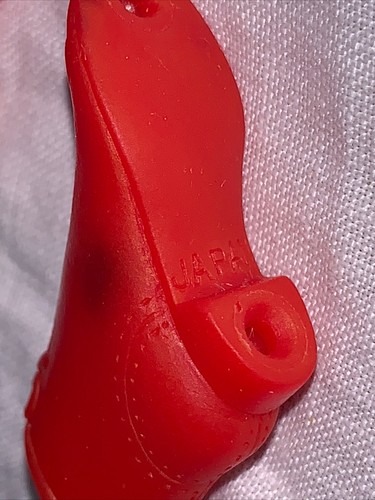 Vintage 60s Barbie Doll Red Winter Christmas Ice Skates JAPAN Missing One Blade - Picture 4 of 4
