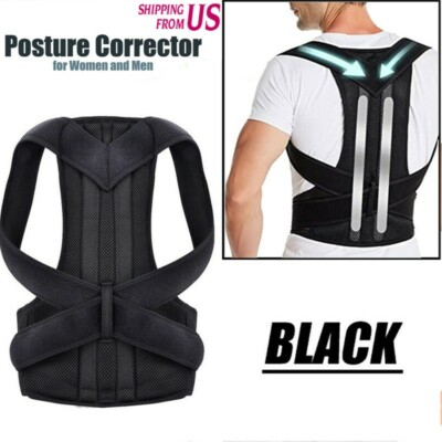 Back Posture Corrector Shoulder Straight Support Brace Belt Therapy Women Men US