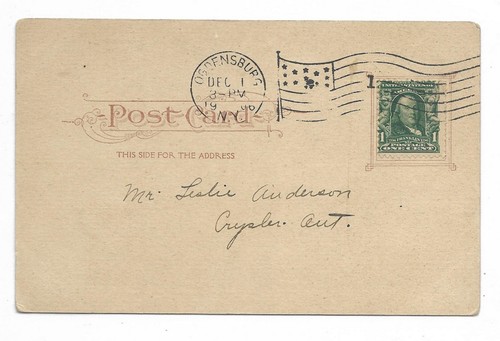 Postal topográfica Ogdensburg Nueva York Sandy Beach circa 1906 - Imagen 2 de 2